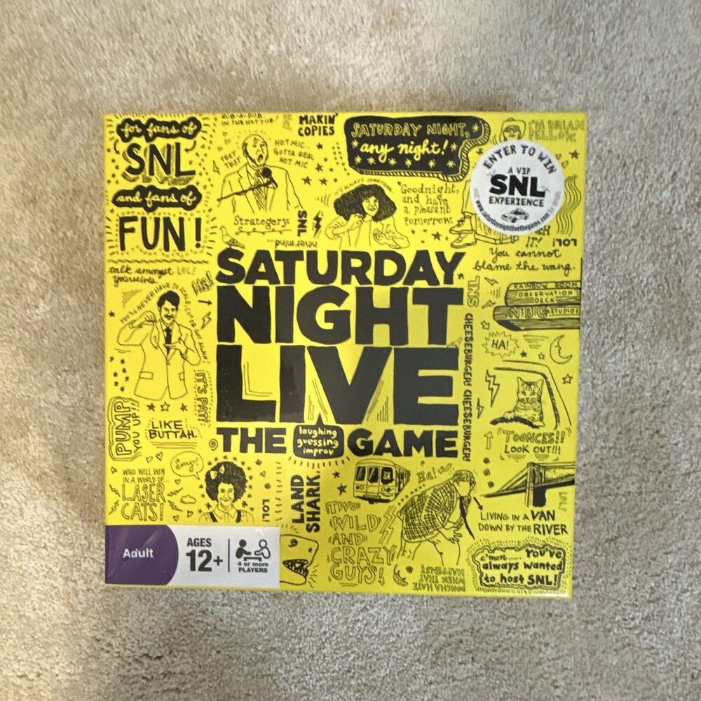 Saturday Night Live 2010 Board Game Sealed Trivia Comedy Activities